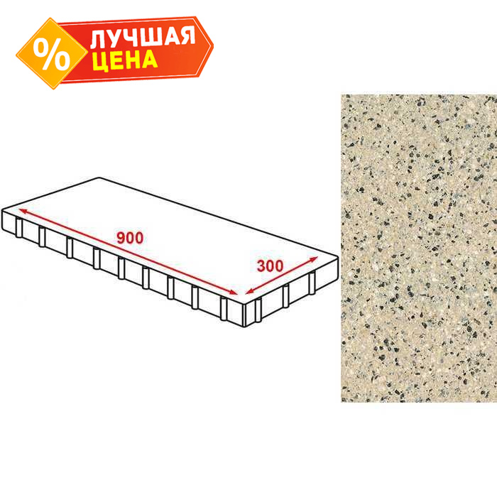 Плита тротуарная Готика Granite FERRO, Жельтау, 900x300x80 мм