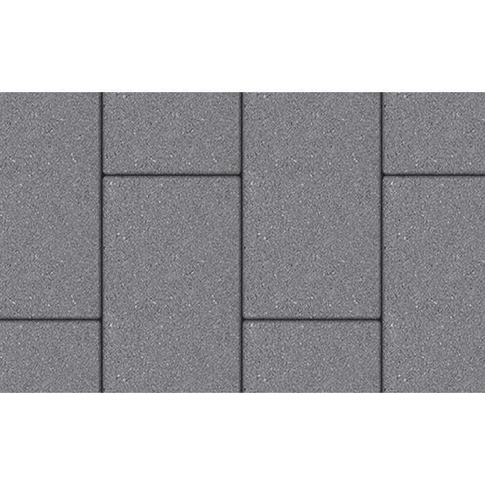 Плитка тротуарная Прямоугольник (Ла-Линия) Б.5.П.8 гладкий серый 600x300x80 мм